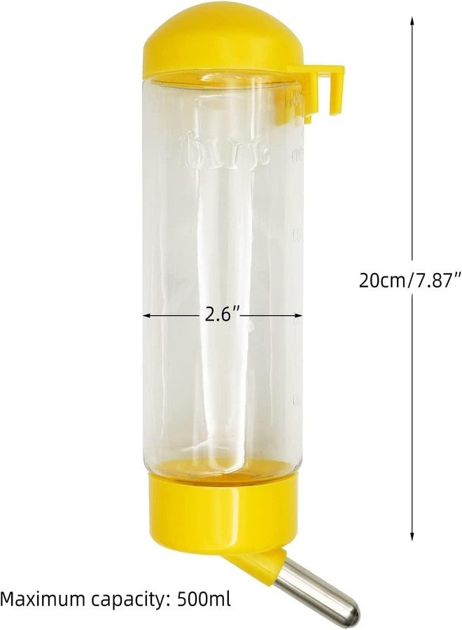 KittuPet زجاجة مياه شرب أوتوماتيكية للحيوانات الأليفة من KittuPet، سعة 500 مل (قد يختلف اللون)، كبيرة الحجم، مناسبة للقطط والكلاب والأرانب والهامستر والجربوع (قد يختلف اللون). - Image 2